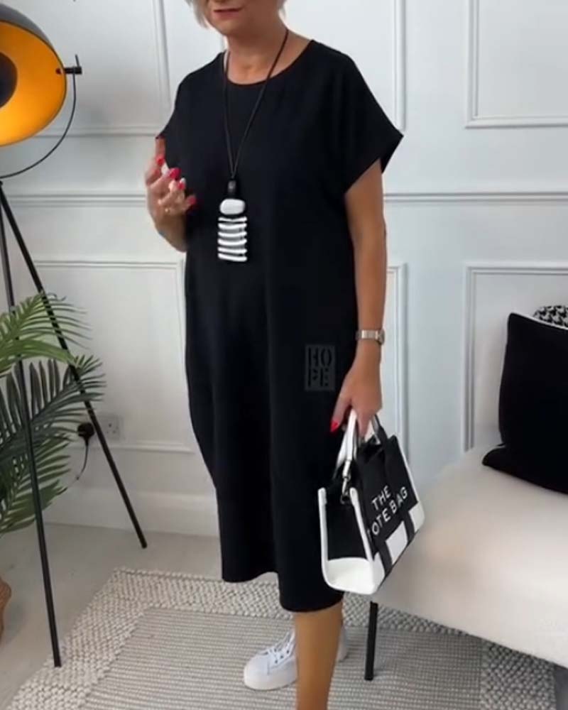 Zuzanna | Airy Summer Dress with Round Neck