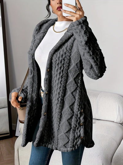 Chateau Elise™   | Plush Hooded Cardigan