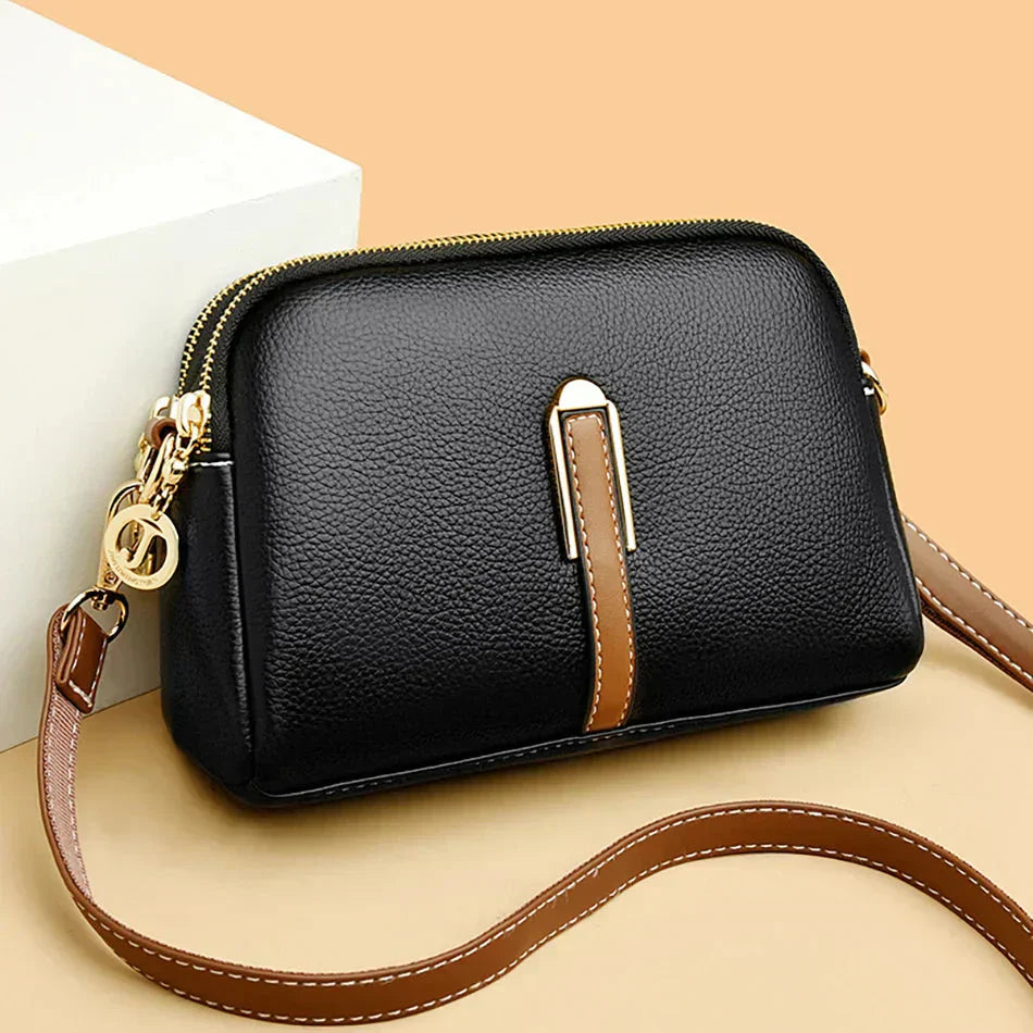 Penelope | Compact Soft Leather Shoulder Bag