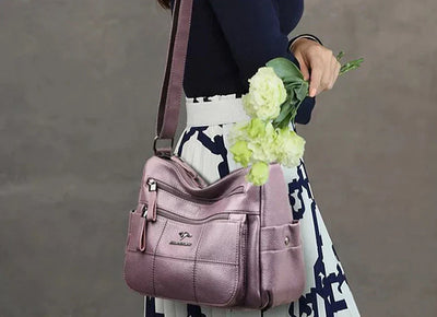 Evangeline | Designer Multi-Layer Crossbody Bag