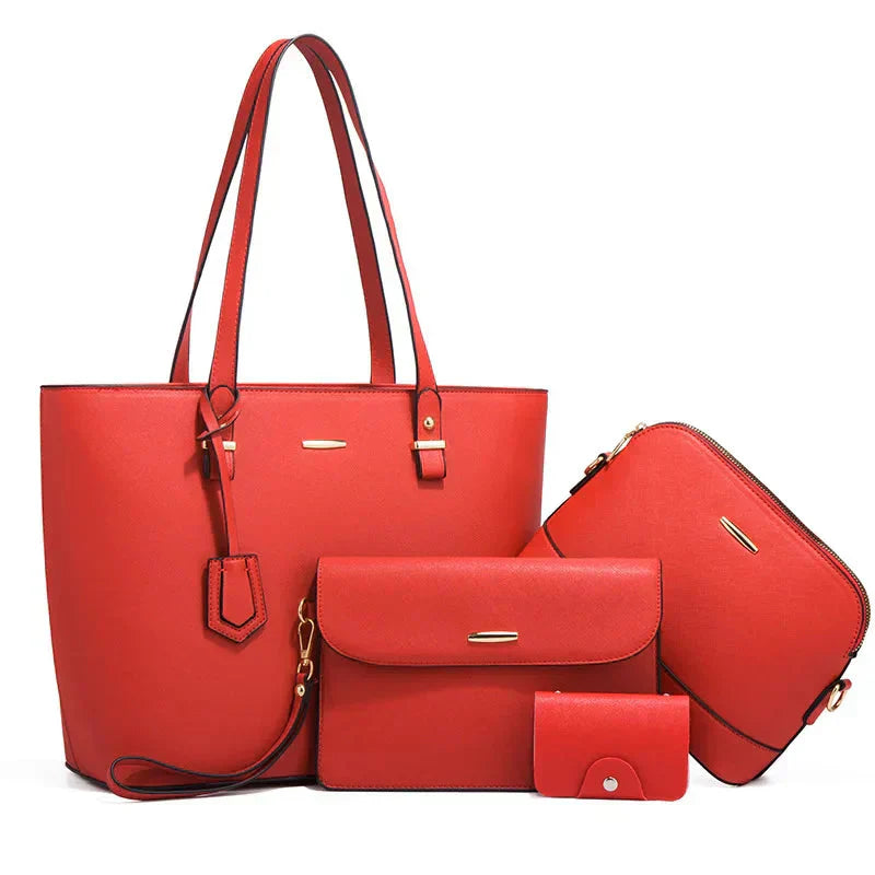 Ashby | Versatile 3-Piece Leather Handbag and Shoulder Bag Set