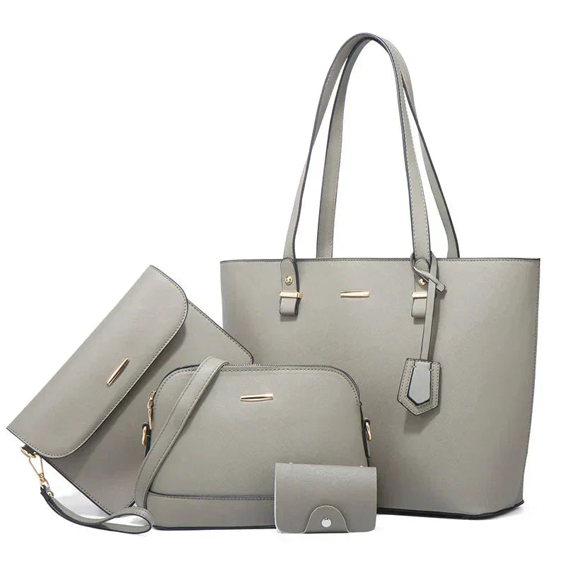 Ashby | Versatile 3-Piece Leather Handbag and Shoulder Bag Set