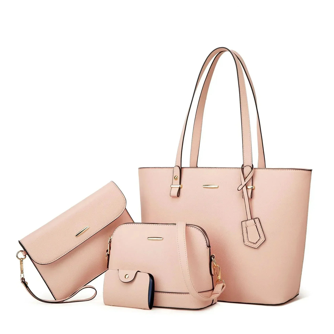 Ashby | Versatile 3-Piece Leather Handbag and Shoulder Bag Set