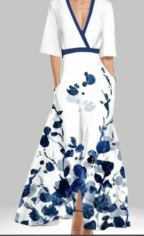 Yssa - Elegant Floral Dress