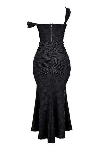 Dove - Elegant Slim Cut Lace Maxi Dress