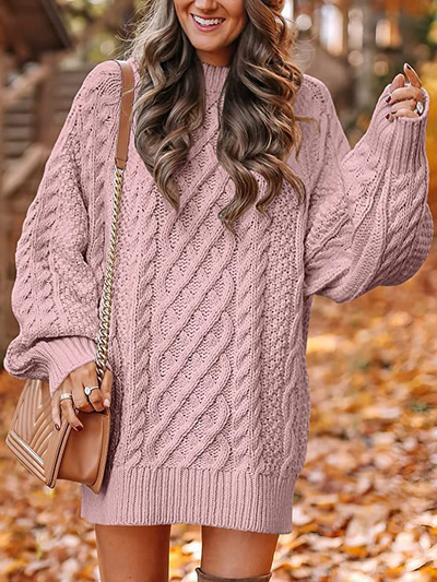 Chloé – Twisted Knit Sweater Dress
