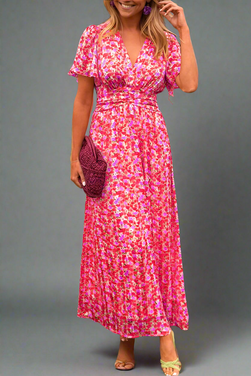 Hildegard | Romantic Maxi Dress with Floral Pattern and Lightweight Feel