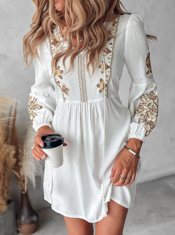 Velissa - Women's Boho Midi Dress