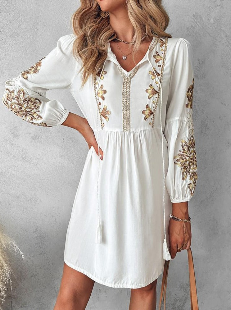 Velissa - Women's Boho Midi Dress