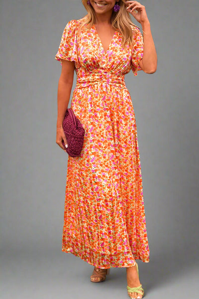Hildegard | Romantic Maxi Dress with Floral Pattern and Lightweight Feel