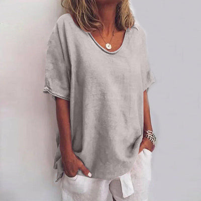 QUINA THE VERSATILE LINEN BLOUSE
