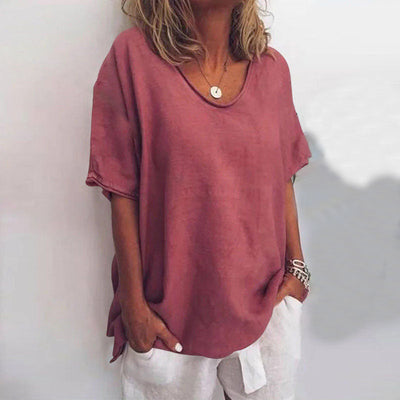 QUINA THE VERSATILE LINEN BLOUSE
