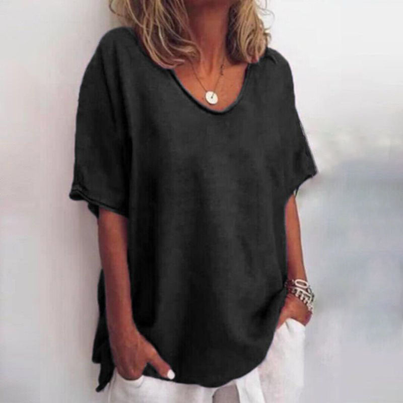 QUINA THE VERSATILE LINEN BLOUSE