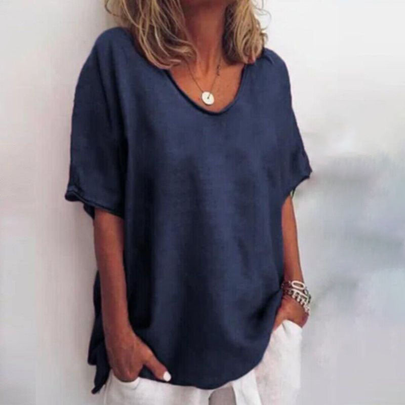 QUINA THE VERSATILE LINEN BLOUSE