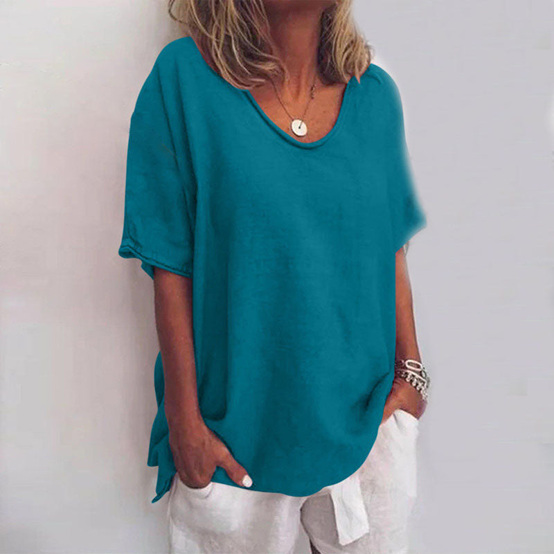 QUINA THE VERSATILE LINEN BLOUSE