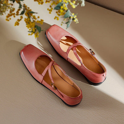 Isabeau - Comfortable Soft Bottom Mary Jane Shoes