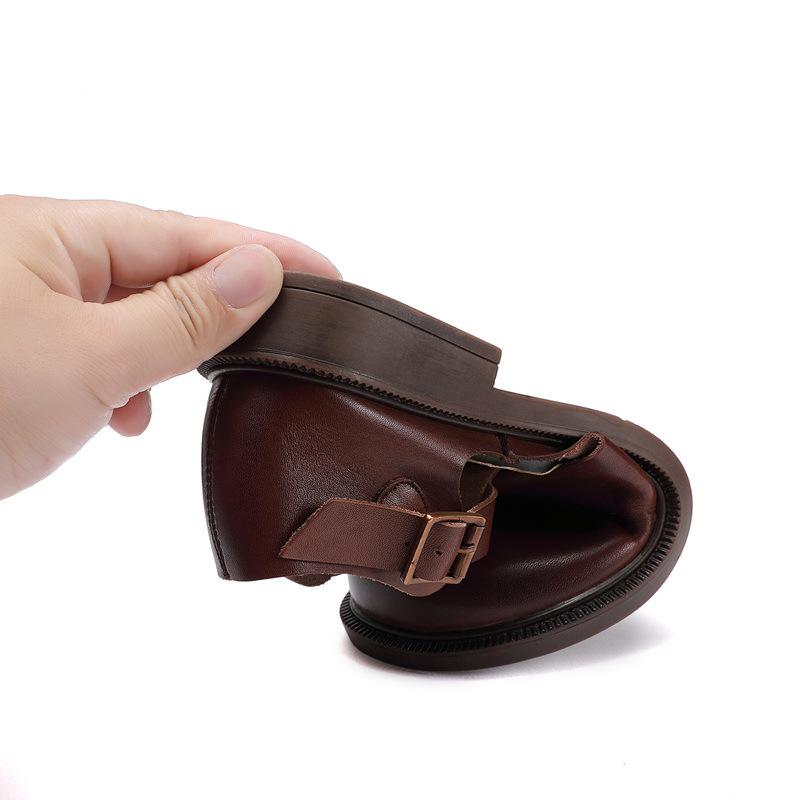 Calla - Timeless Rounded Toe Mary Jane Shoes