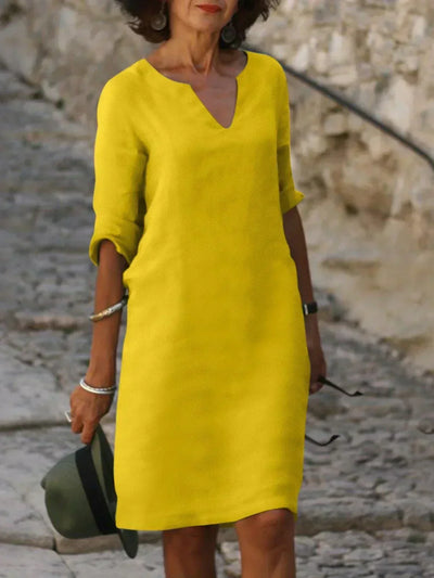 Josette | Elegant dress with V-neckline