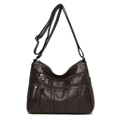 Nina Soft Leather Crossbody Bag