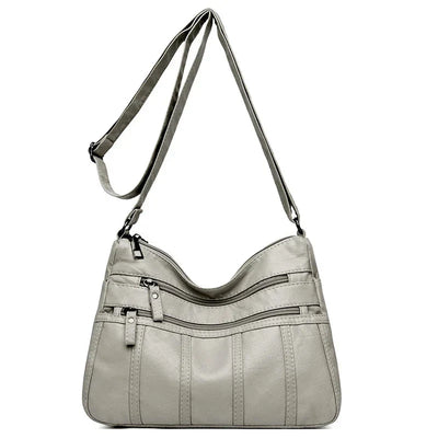 Nina Soft Leather Crossbody Bag