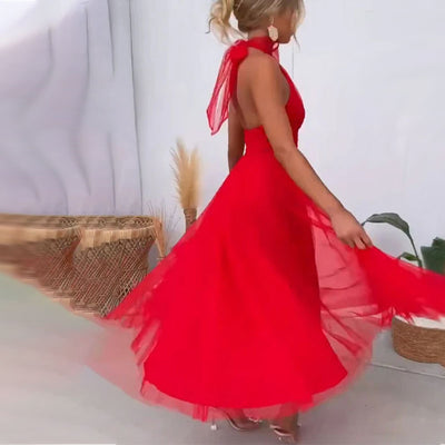 Aria-Turtleneck Trend Dress