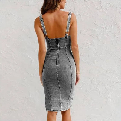 Mona | Denim Camisole Dress